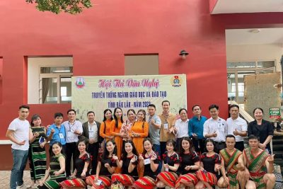 Tham gia Hội thi văn nghệ truyền thống ngành Giáo dục và Đào tạo tỉnh Đắk Lắk năm 2023: Thành công từ sáng tạo